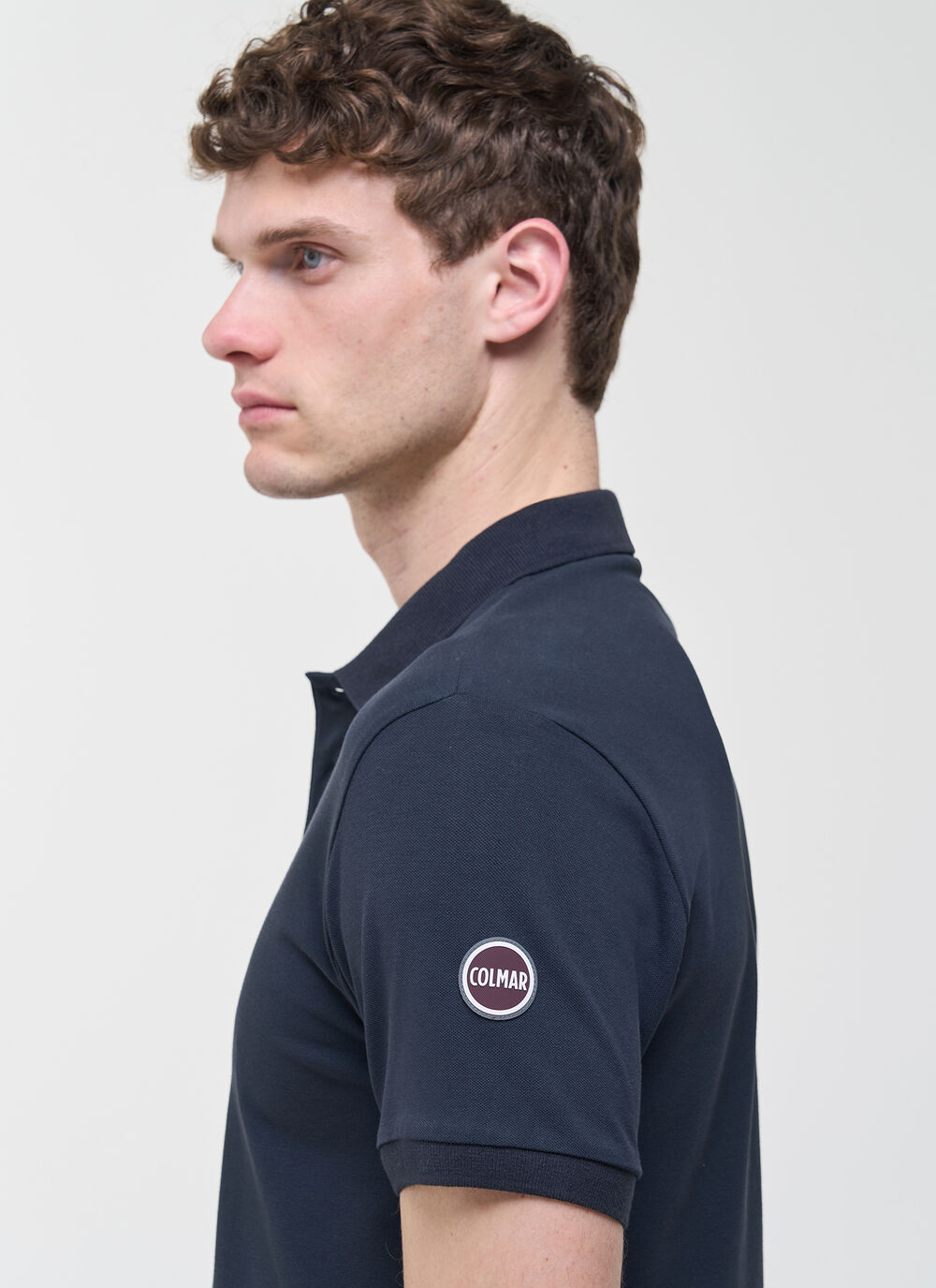 Stretch piqu&eacute; polo shirt image number 2