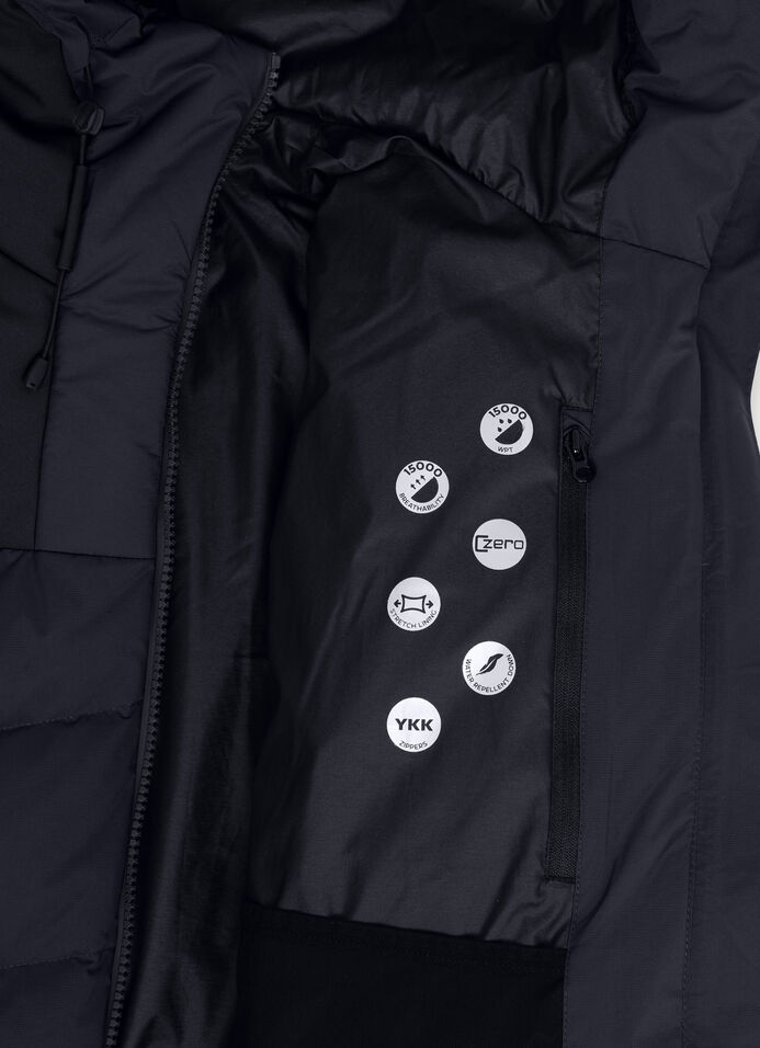 Ski gloves with stretch inserts image number 6