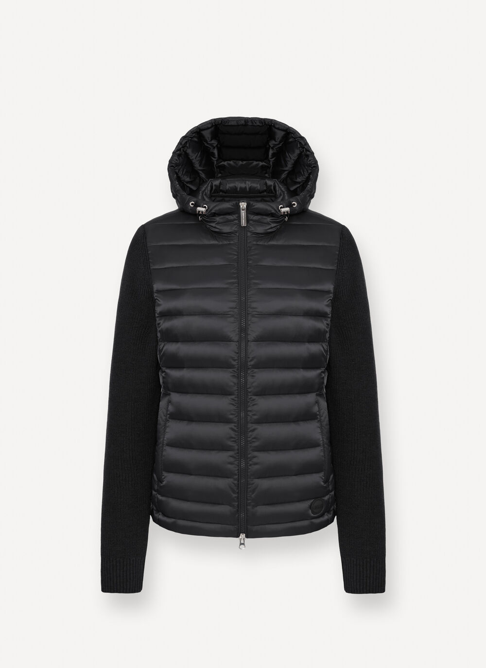 Kapuzenjacke mit Strick&auml;rmeln image number 4