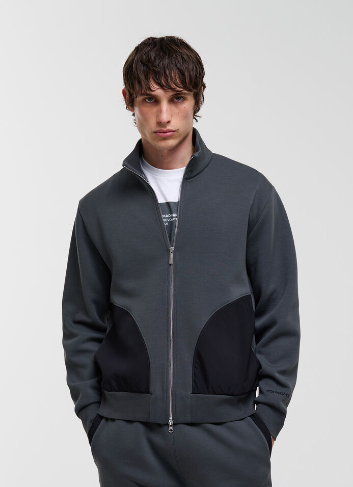 Sudadera con inserciones de nailon image number 1