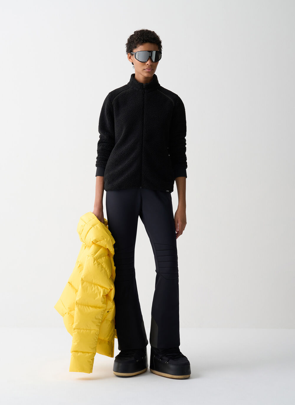 Teddy-effect ski fleece  image number 0