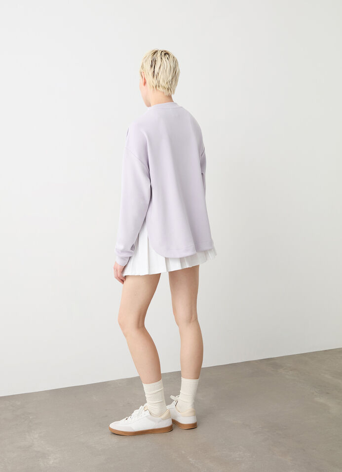 Sweatshirt with rounded hem image number 3