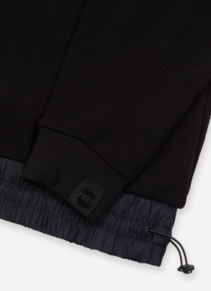 Sweatshirt with nylon inserts image number 6