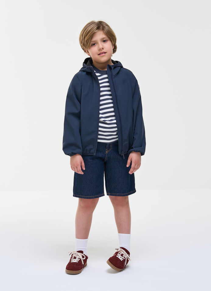 Kapuzenjacke aus Softshell