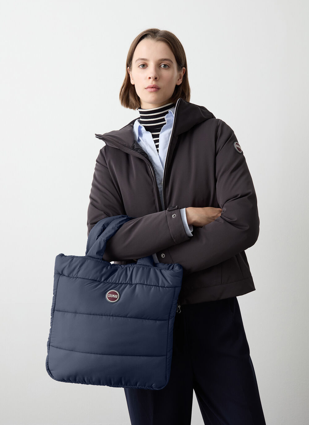 Quilted and padded shopper bag image number 0