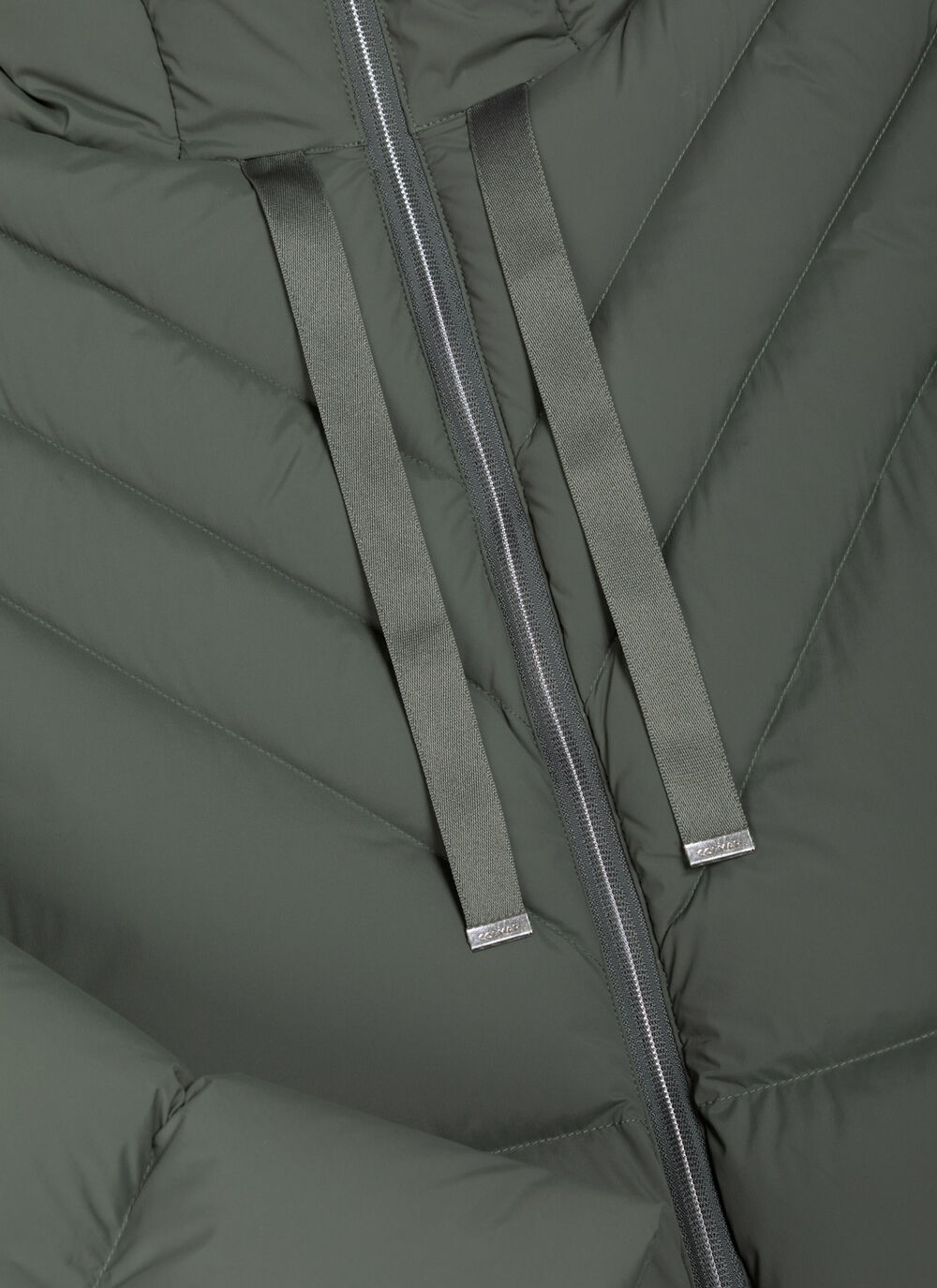 Long stretch down jacket image number 6