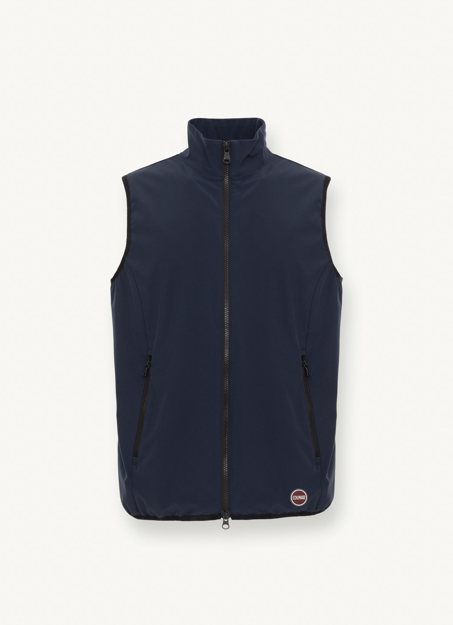 Doudoune sans manches en softshell impermeable et respirant BLEU FONCE NAVY Colmar