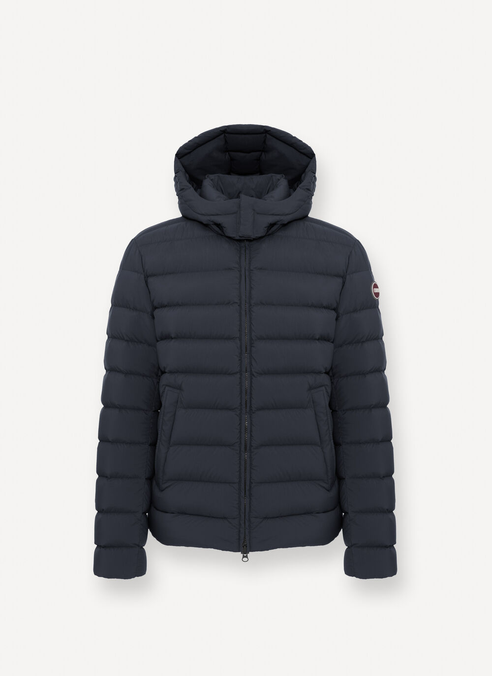 Down jacket with detachable hood image number 4