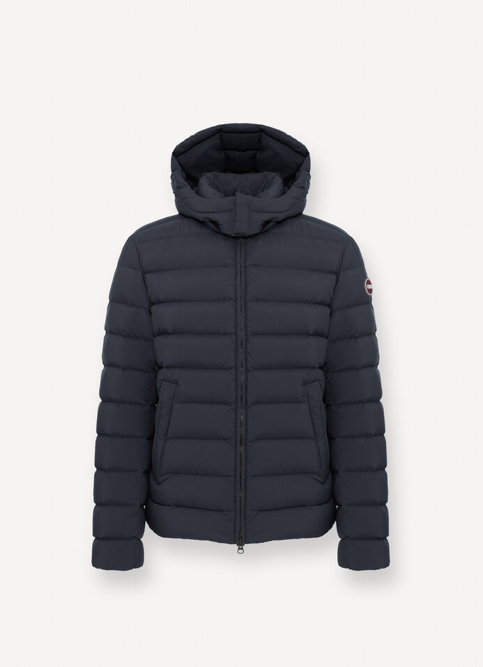 Down jacket with detachable hood image number 4