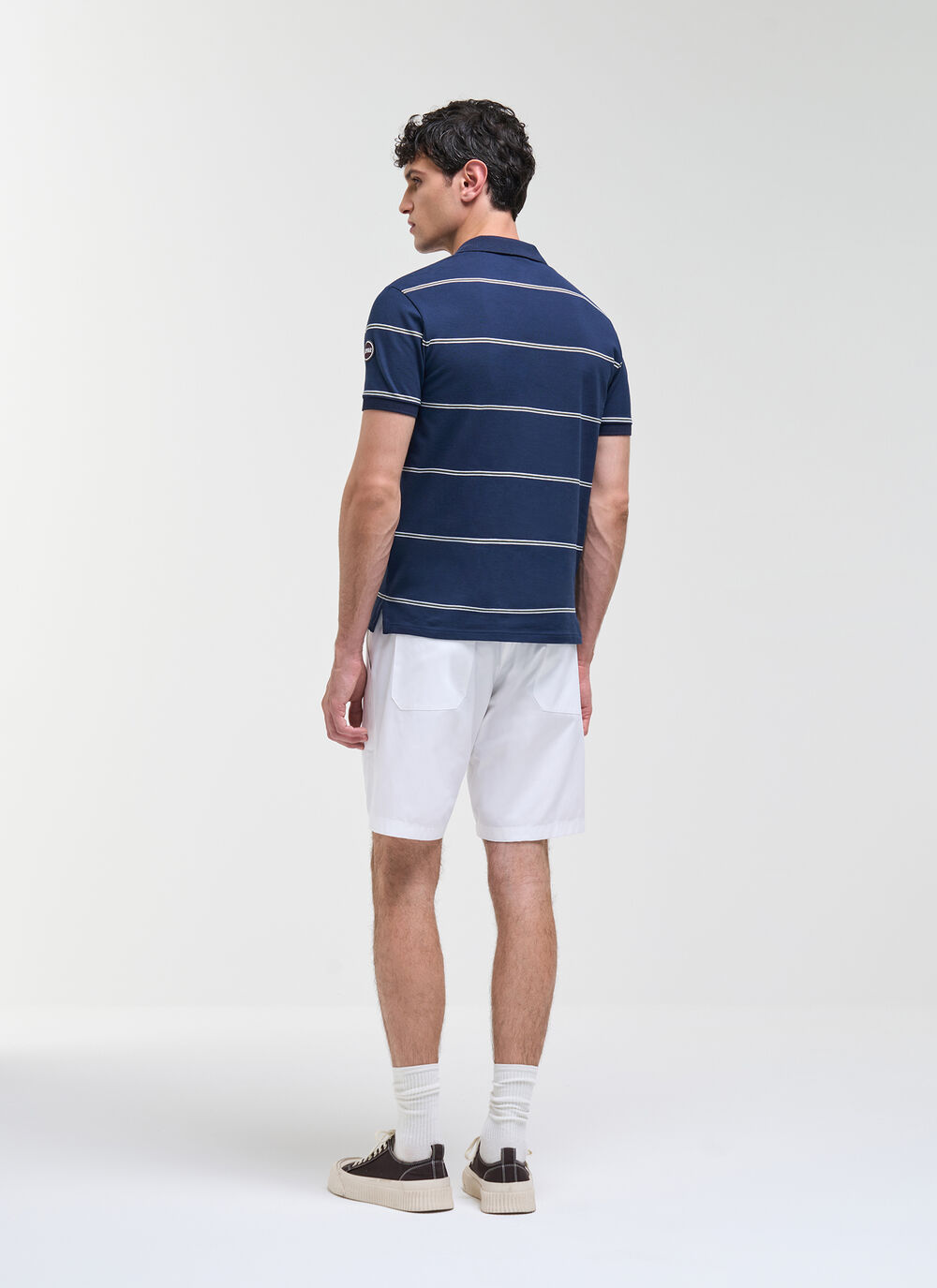 Striped piqu&eacute; polo shirt  image number 3