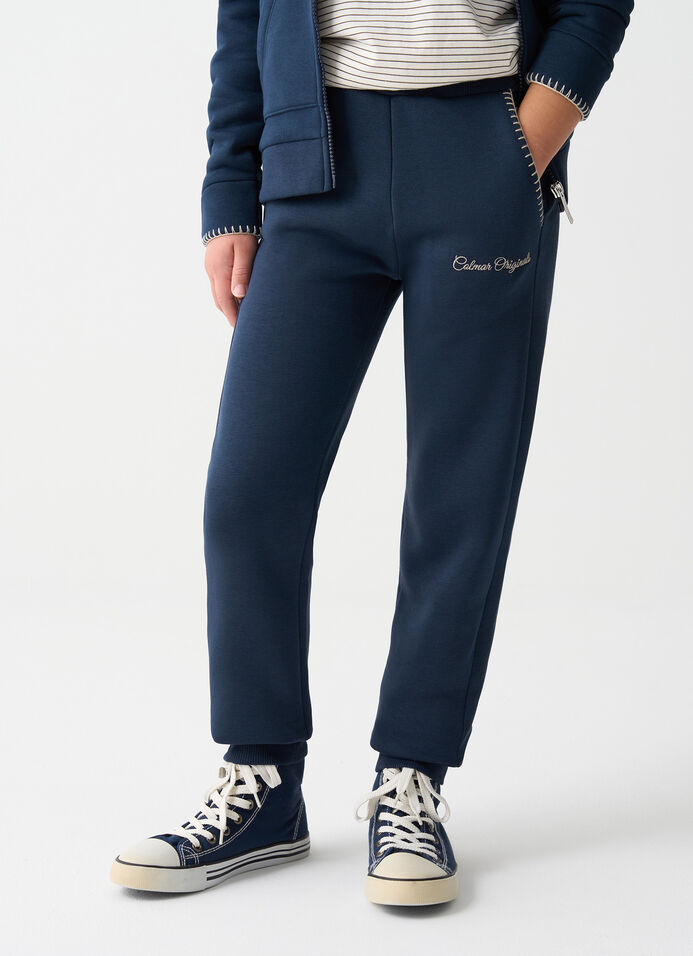 Tracksuit bottoms with embroidery image number 1