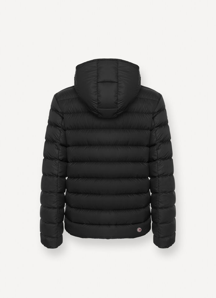 Sporty down jacket with detachable hood image number 5