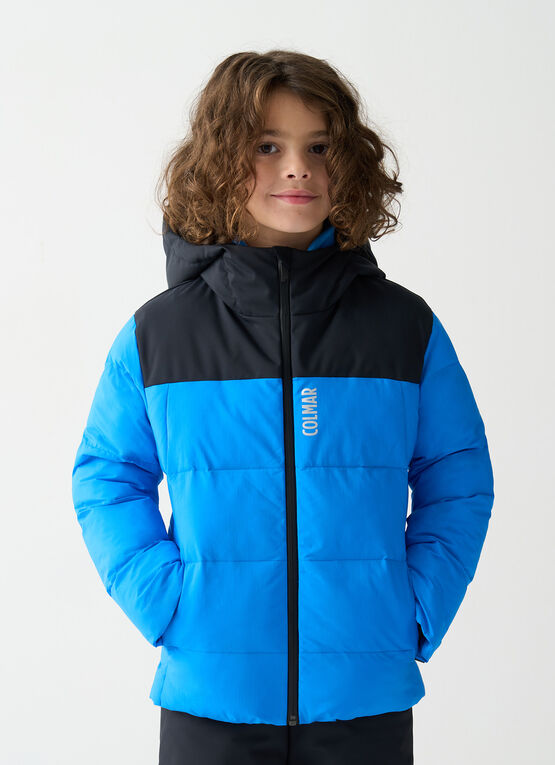 Puffy boy's ski jacket