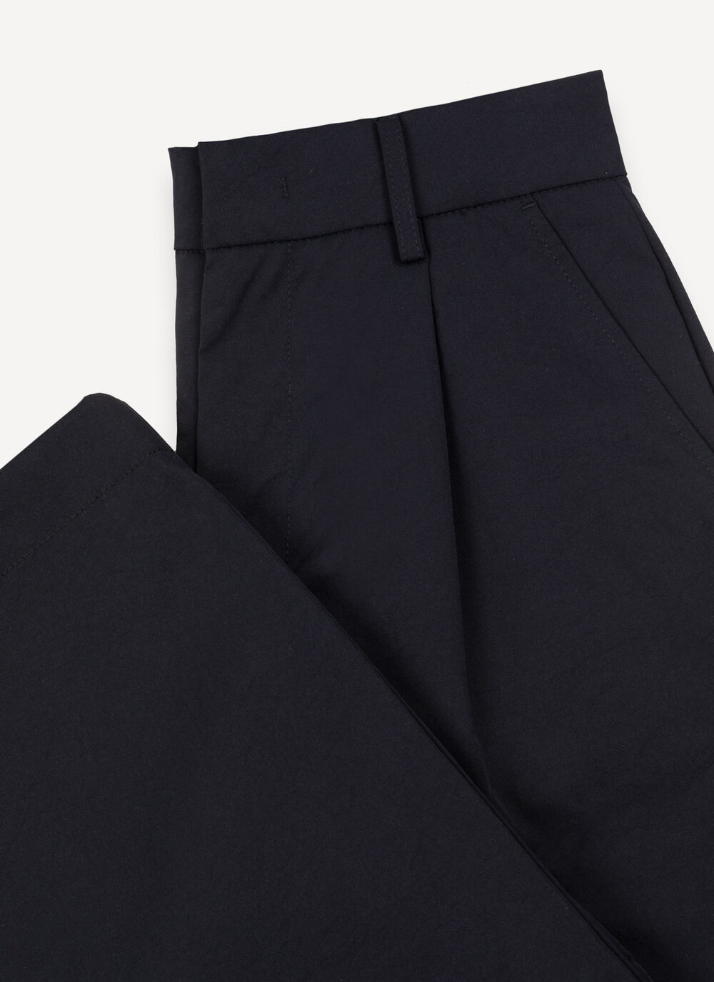 Easy care palazzo trousers with darts image number 6