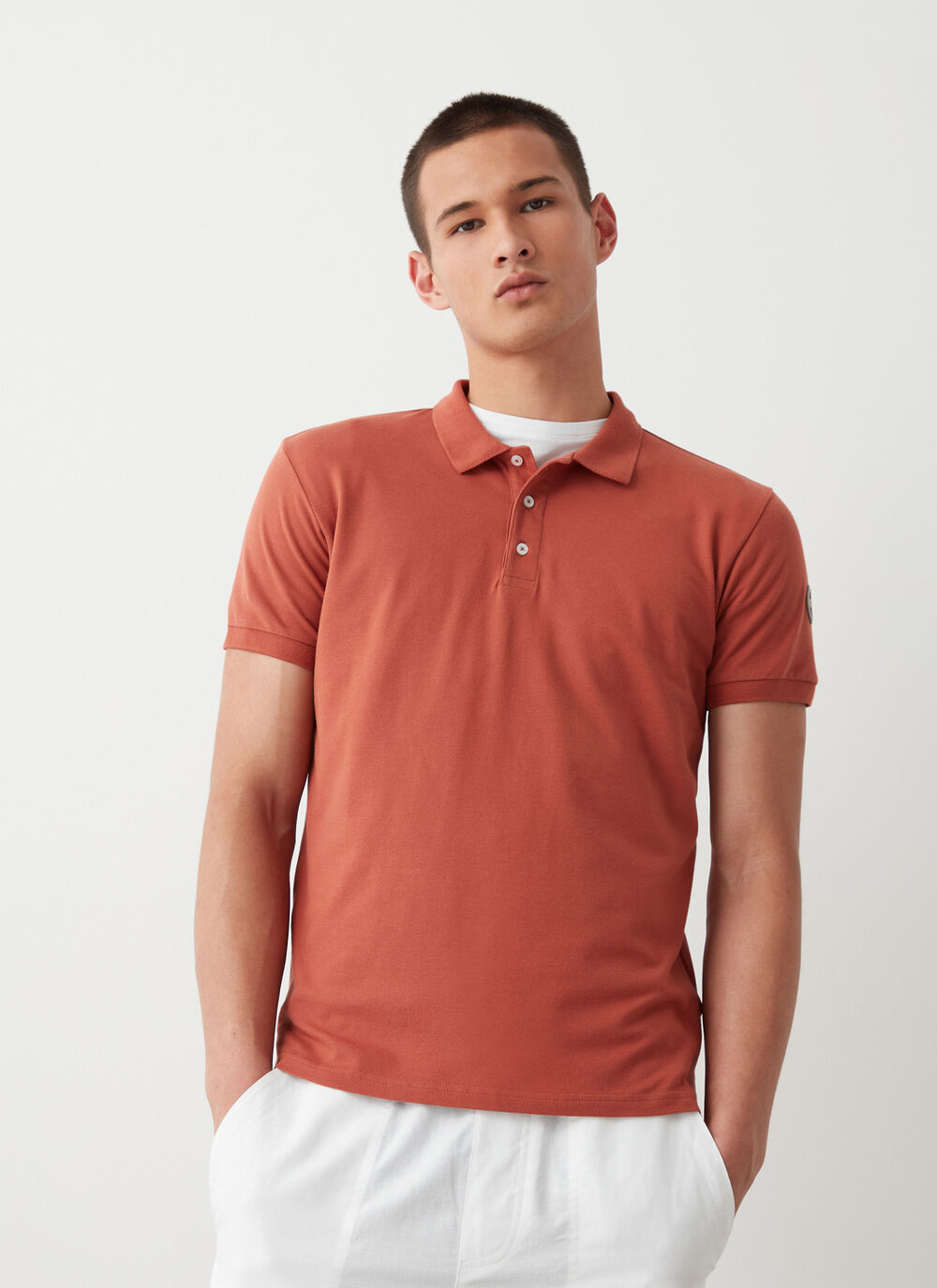 Piqu&eacute; polo-shirt image number 0