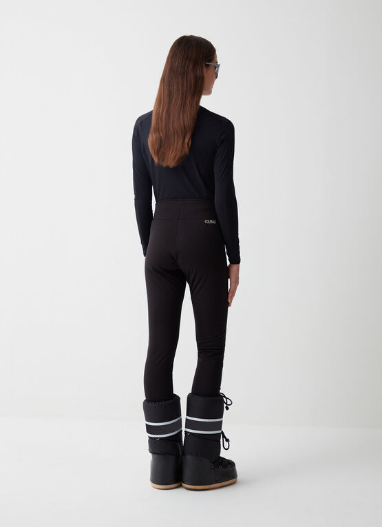Slim-fit softshell ski leggings