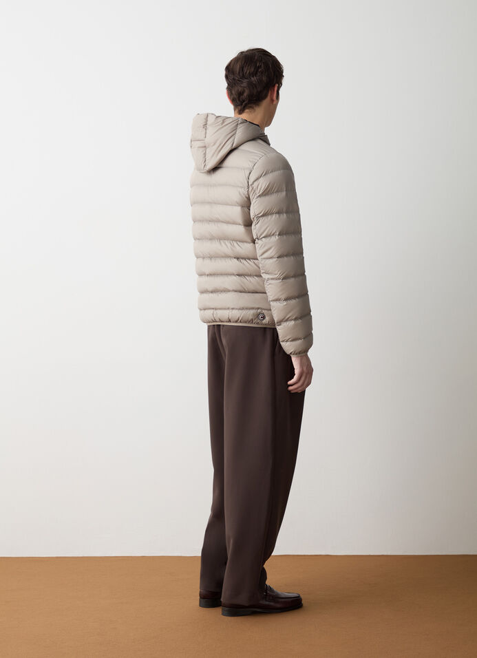 Sporty down jacket with fixed hood image number 3