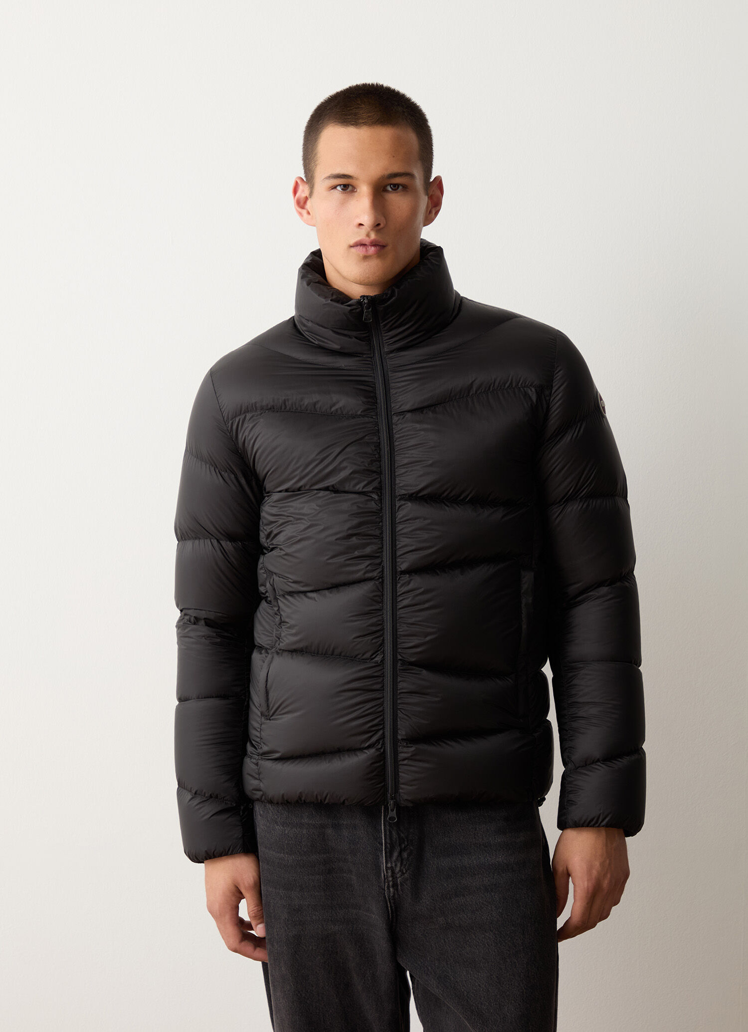 Quilted ripstop down jacket store