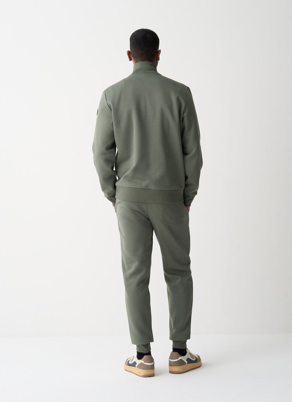 Sweatshirt mit hohem Kragen aus Baumwolle image number 3