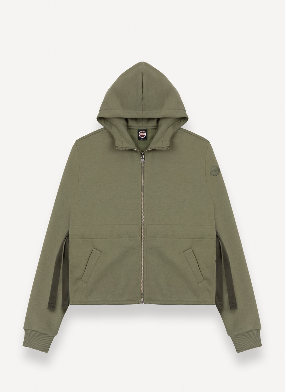 Sweat zipp&eacute; avec cordon de serrage &agrave; la taille image number 3