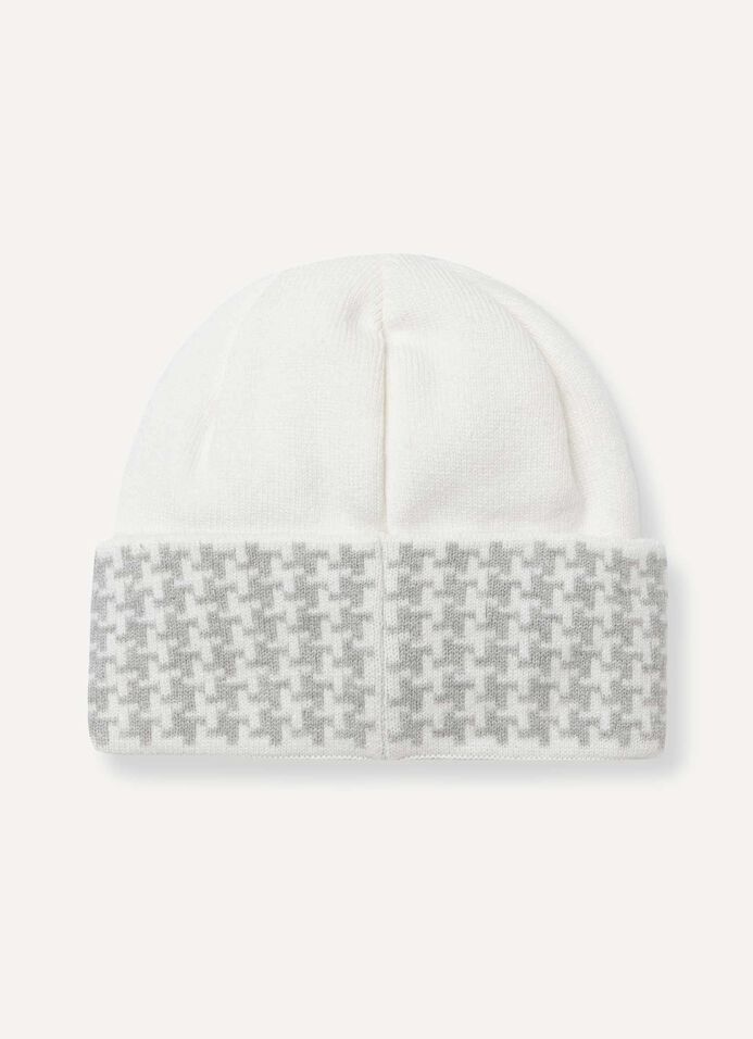 Bonnet pied-de-poule pour femme image number 2