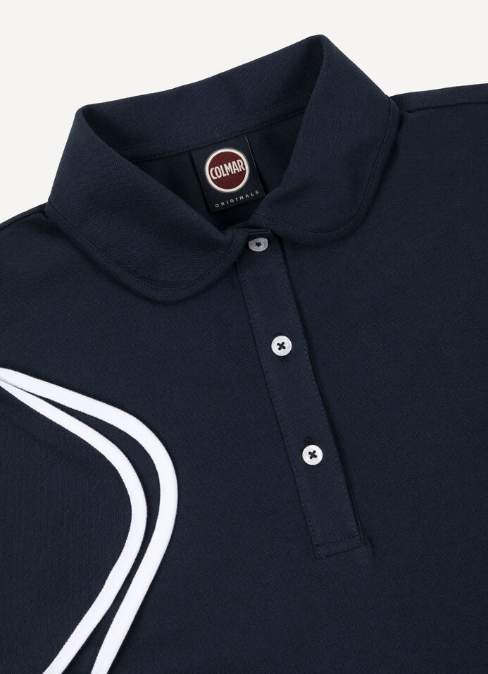 Polo-shirt with rounded sleeves image number 6