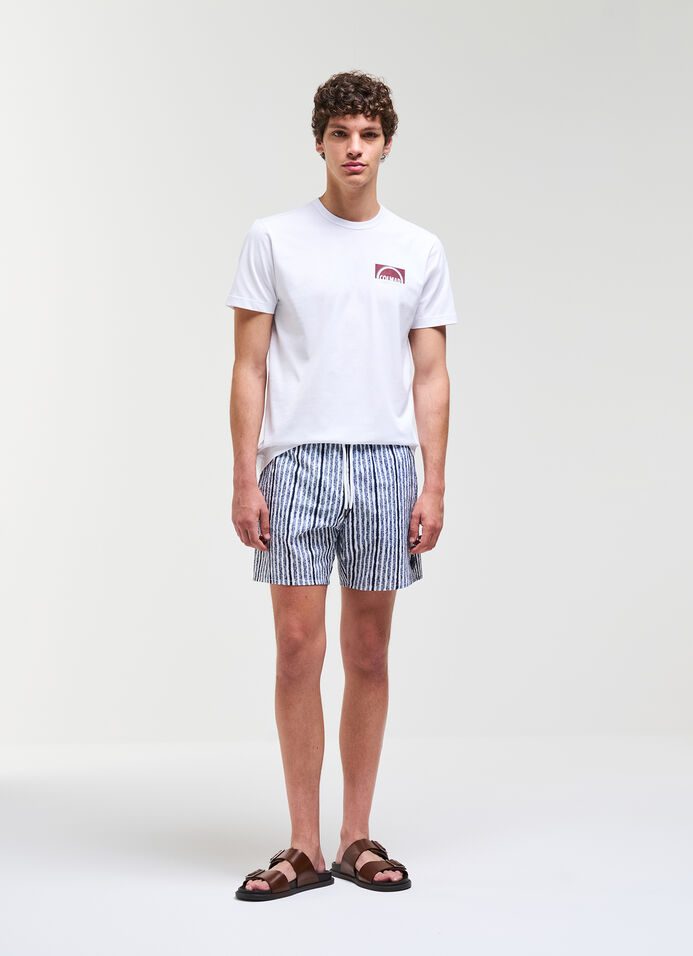 T-shirt avec logo sur la poitrine