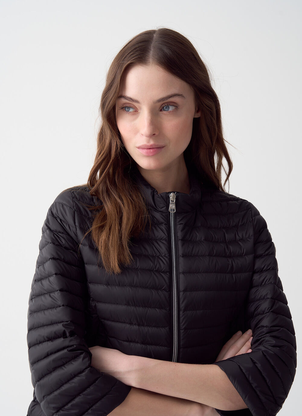 Quilted down-padded cape image number 2