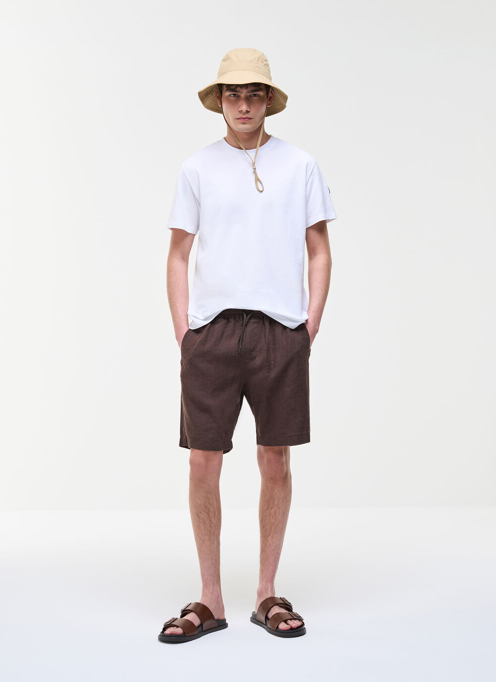 T-shirt logot&eacute; en coton piqu&eacute; image number 1