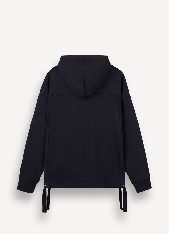 Hooded sweatshirt with drawstring hood image number 5