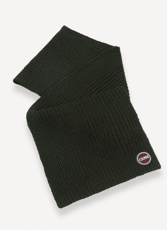 Unisex rib-knit scarf image number 3