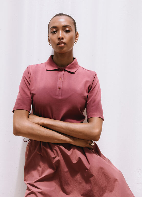 Stretch Piqu&eacute; Polo Shirt