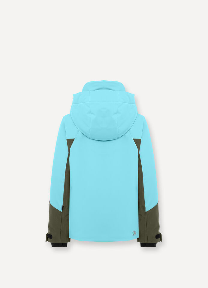 Boys’ colourblock ski jacket image number 4