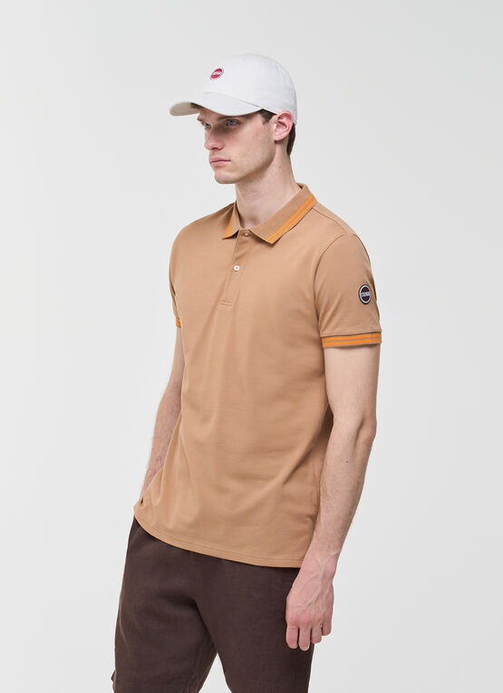 Polo with bicolor details