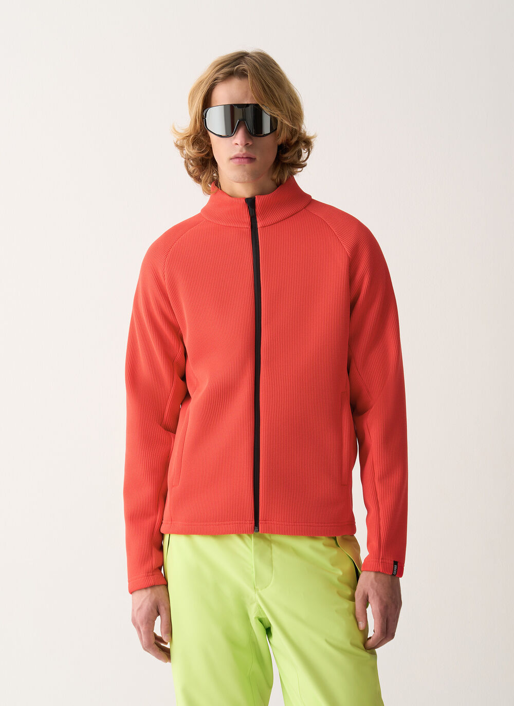 Knit fleece ski sweatshirt image number 1