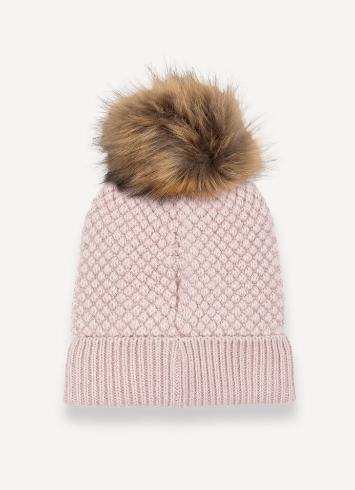 Women’s hat with faux fur image number 2