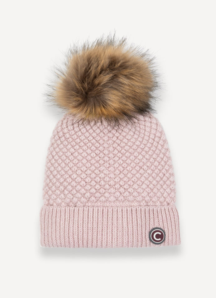 Women’s hat with faux fur image number 1