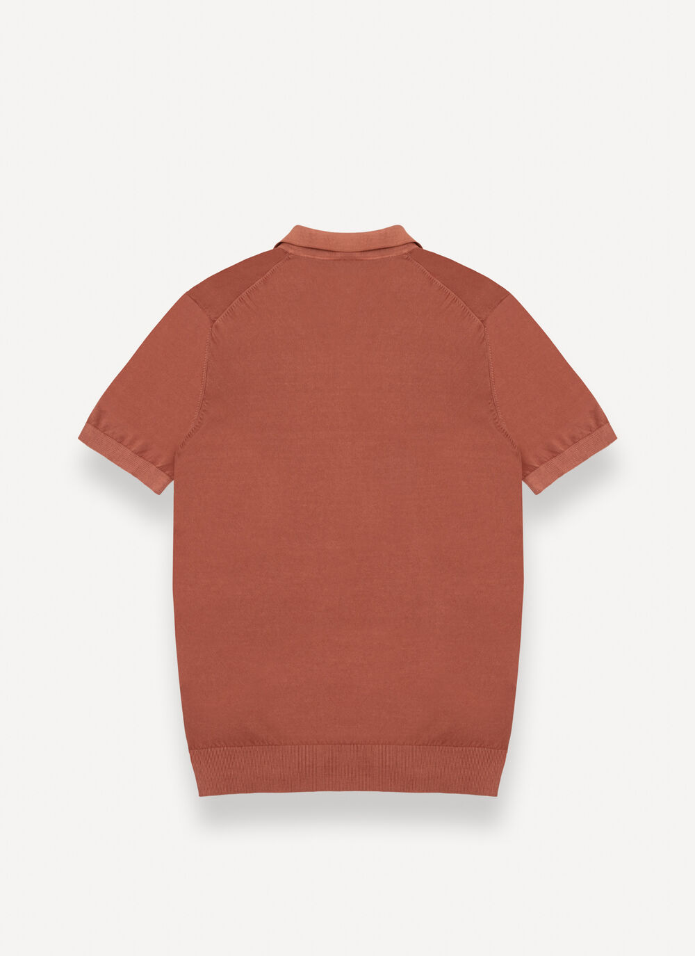 Lightweight linen and cotton polo shirt image number 5