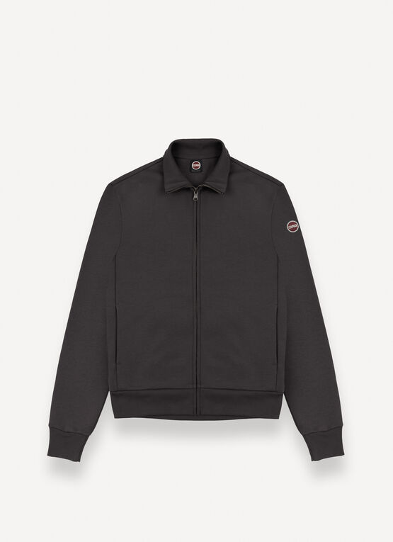 High-neck sweatshirt with zip