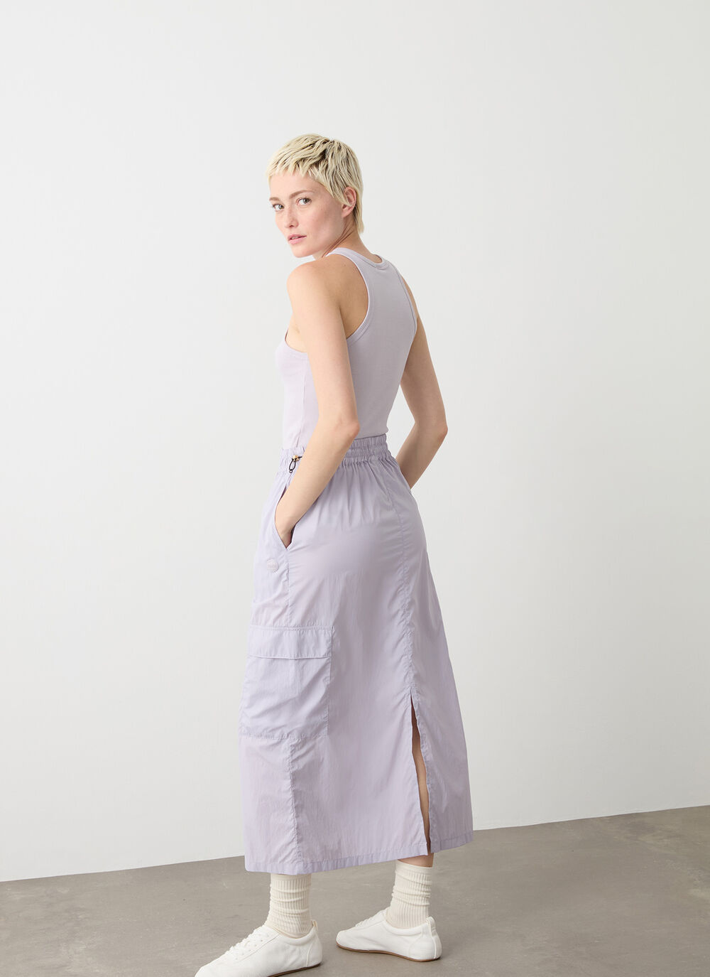 Light nylon skirt image number 3