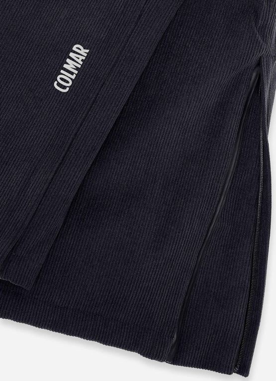 Padded corduroy ski pants