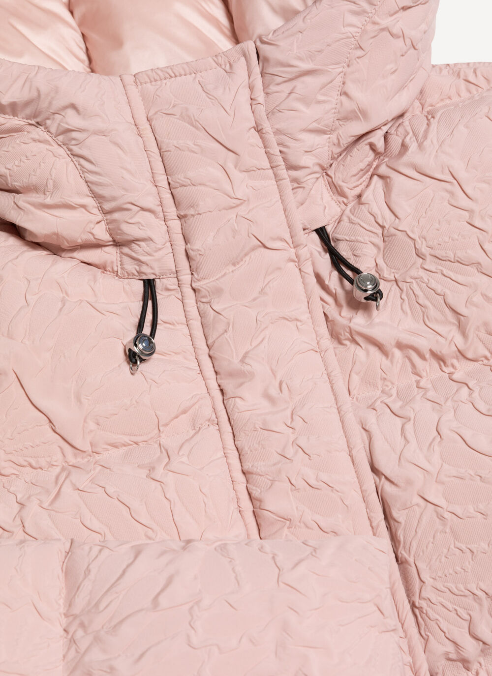 Daunenjacke mit 3D-Blumenmuster und Tunnelzug image number 6