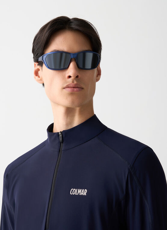 Ski-Thermoshirt mit Stretch und Reißverschlusskragen