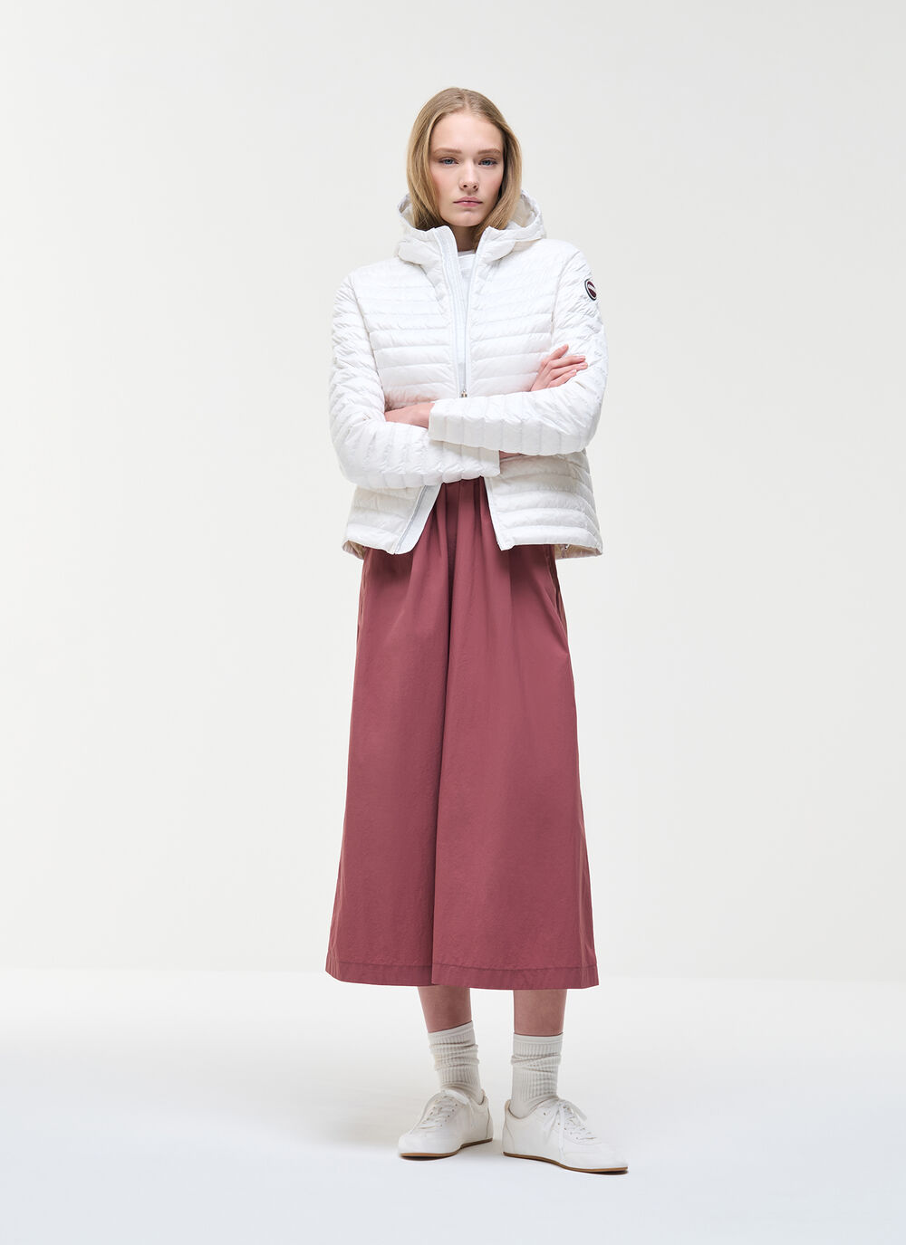 Light down jacket with hood image number 0