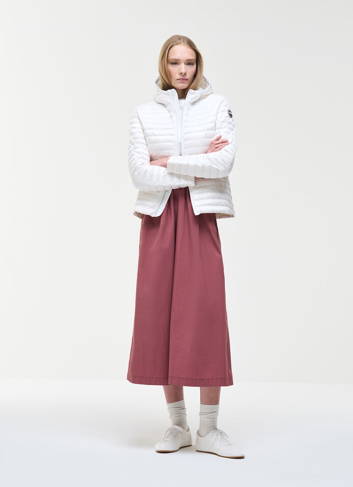 Light down jacket with hood