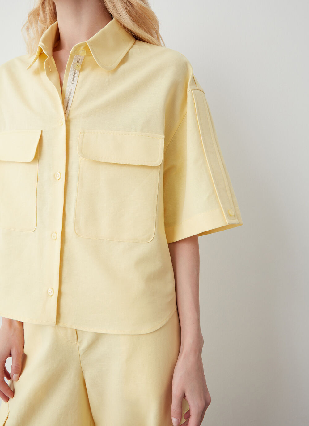 Linen blend shirt image number 2