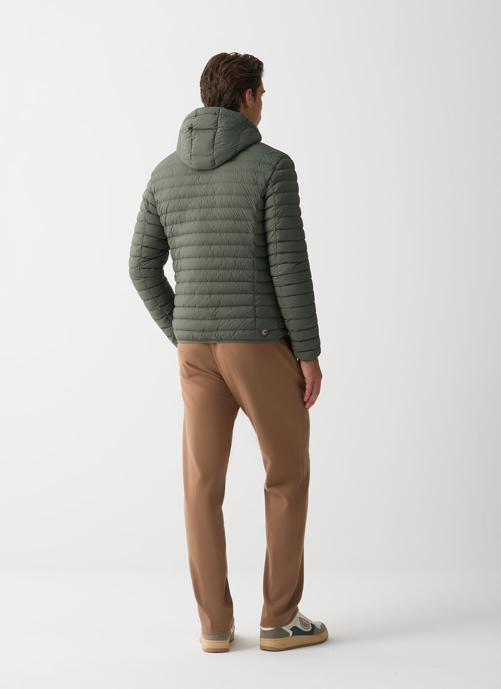 Light down jacket with hood image number 3