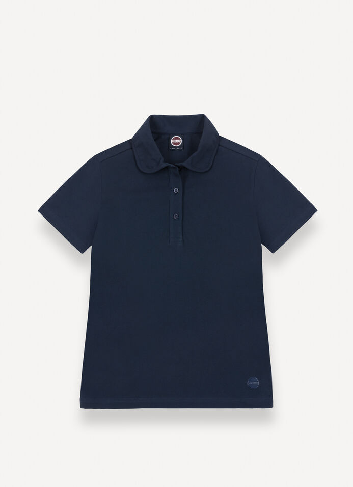 Polo with rounded collar image number 4