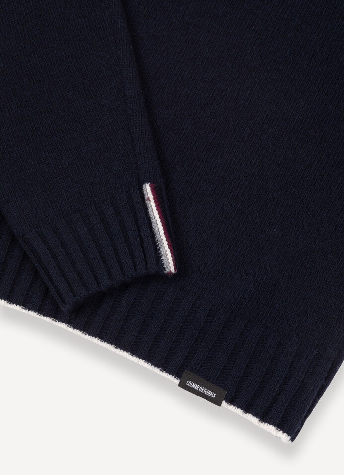 Pullover mit dreifarbigem Detail image number 6