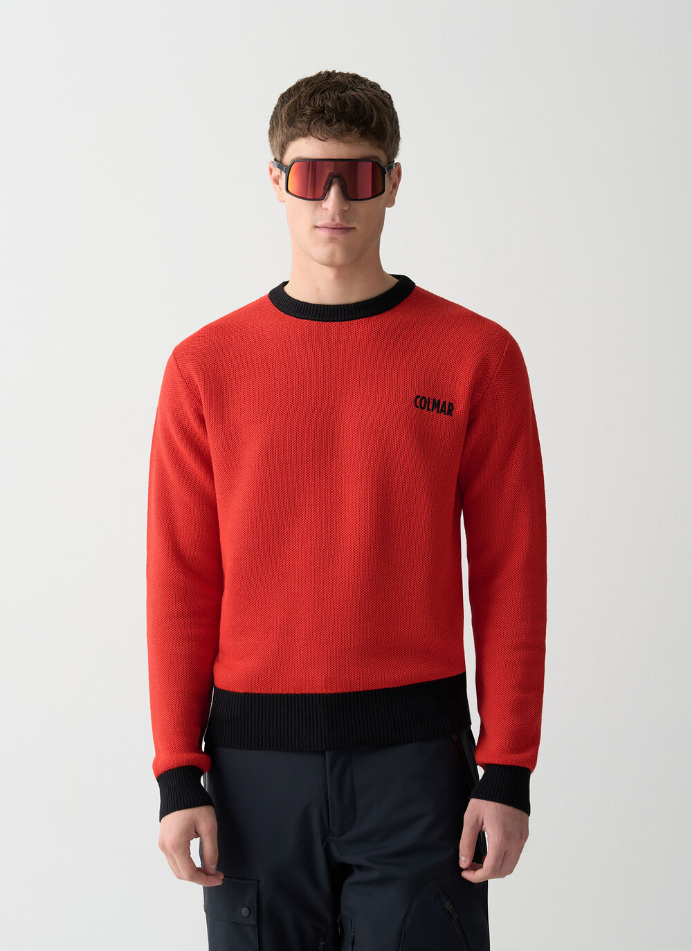 Technical wool pullover image number 1